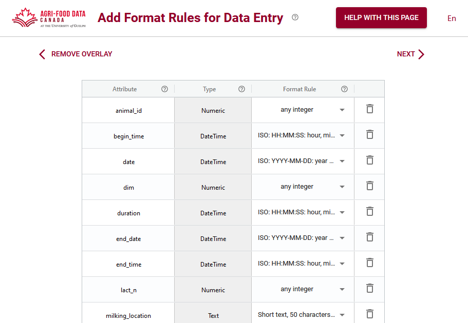Schema Number Format View Schema Help