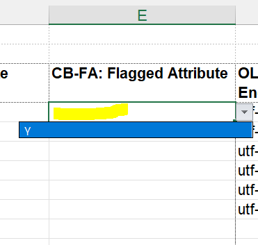 flagged attribute example